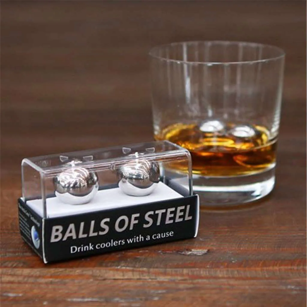 Stainless Steel Ice Cubes Bucket Reusable Metal Chilling Stones Cooler Whisky Keep Cold rapid colling Barware Whiskey Stones Ice Bucket Whiskey Ice Cubes Set