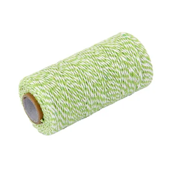 

2 Rolls of 100m Cotton Twisted Thread String Bakers Twine for Craft Butchers Wrapping