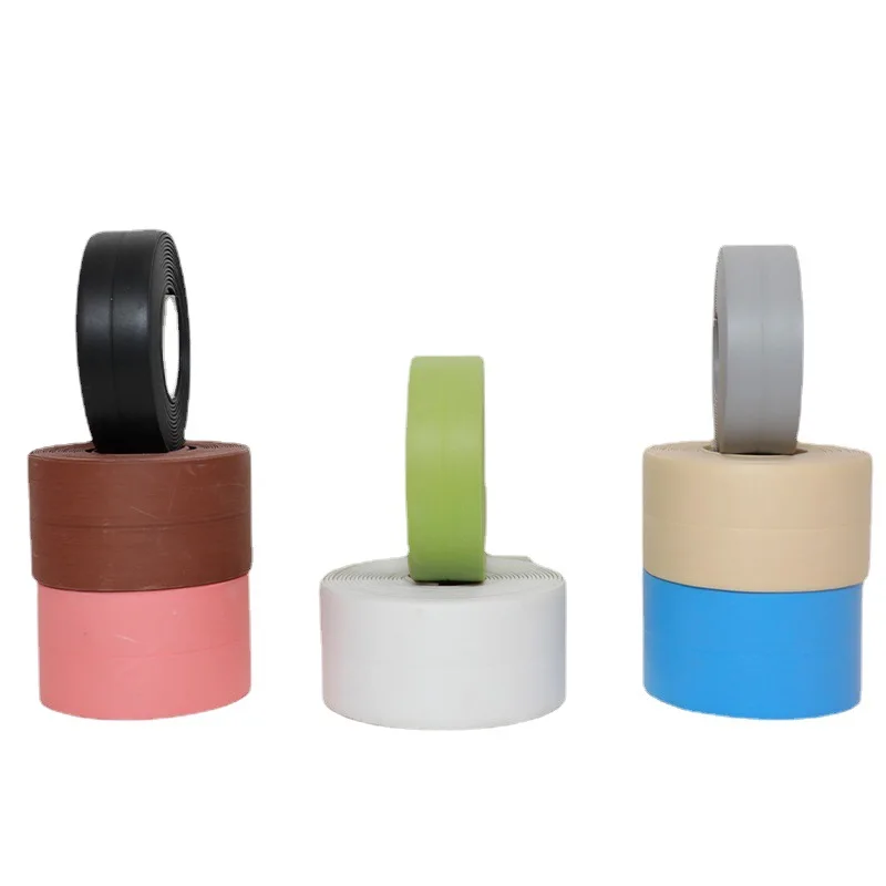 New Kitchen Sink Bathroom Shower Waterproof Self Adhesive Sealing Strip Tape Pvc Mold Proof Wall Stickers Sink Edge Tape 2024