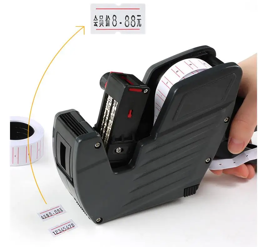 Handset pricing machine/supermarket price tag/manual production date printer small ink price digital label printer