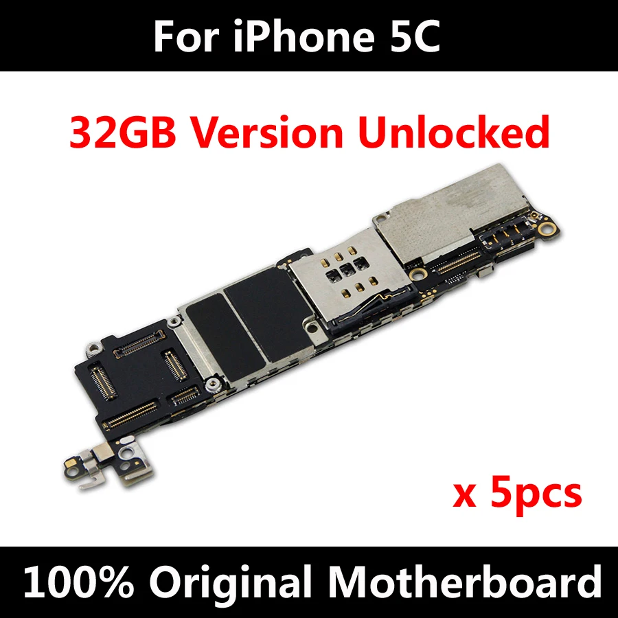 Оптовая продажа 32 Гб официальная материнская плата для iPhone 5C разблокированная с