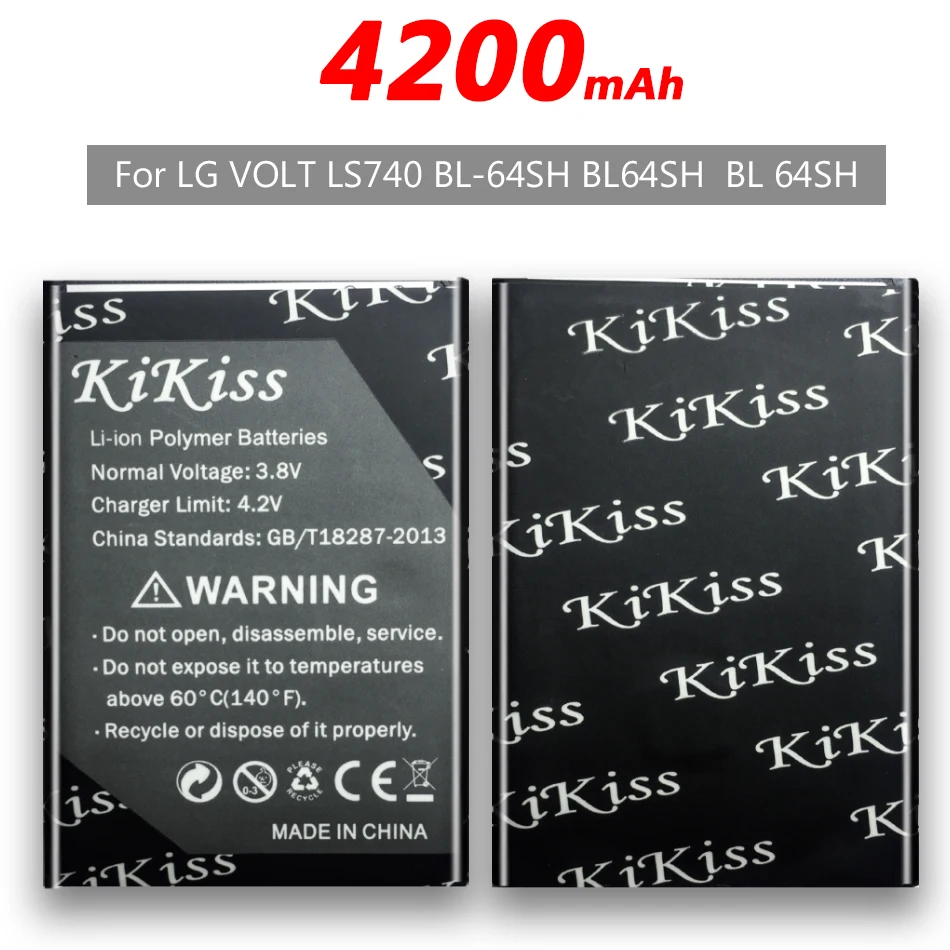 BL-64SH для сотового телефона LG VOLT LS740 BL-64SH BL64SH BL 64SH 4200mAh аккумулятор большой емкости