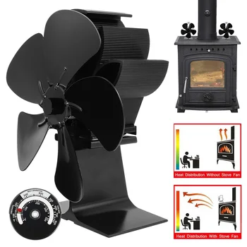 

By Your Fireplace Wood Burning Stove Or Pellet Stove Effectively Dispersing Warm Air Around Your Room 5-Blade Electric Stove Fan