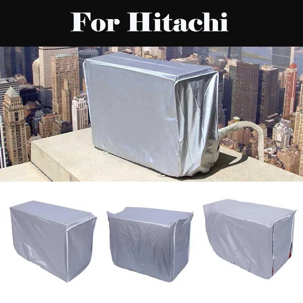 

Outdoor Air Conditioner Waterproof Cleaning Cover Silver Case For Hitachi RAT518HTD RAU424CWEA Zunoh 3300f - RAU318IWD