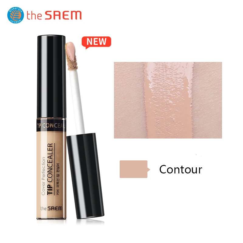 THE SAEM Cover Perfection Tip Concealer 6.5g 8 Colors Liquid Base Contour Moisturizer Makeup Face Foundation Korea Cosmetics