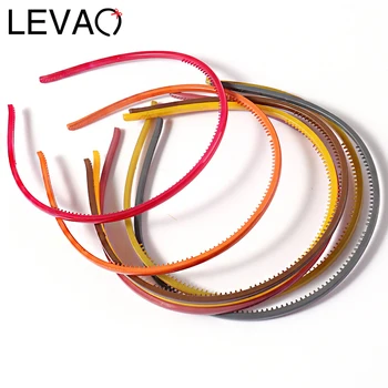 

LEVAO 1Set Solid Female Bezel Headband Turban Frosted Hairband Simple For Women Lady Hair Hoop Hair Accessories Headwear Elegant