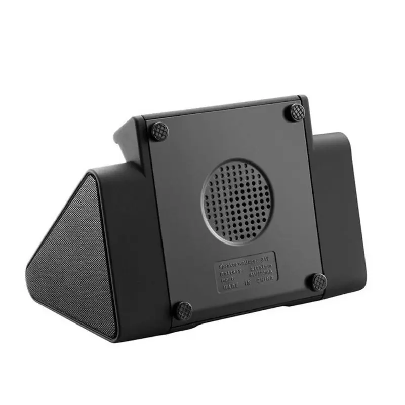 

Portable Wireless Induction Speaker Auto-sensing Speakers Mobile Phone Stand Mini Sound Box Audio Sensors Super Bass Loudspeaker