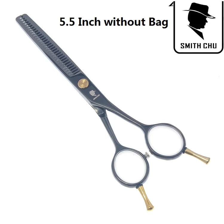 LZS0014 55 no bag 5.5" Smith Chu Professional Japanese 440c Hair Shears Barber Cutting Scissors Hairdressing Thinnning Tesoura Salon Tools LZS0054 - Цвет: LZS0014 55 no bag