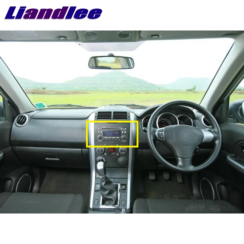 Для Suzuki Grand Vitara 2005 LiisLee автомобильный мультимедиа, ТВ DVD gps аудио Hi-Fi радио стиль Навигация Расширенная NAV навигационная карта
