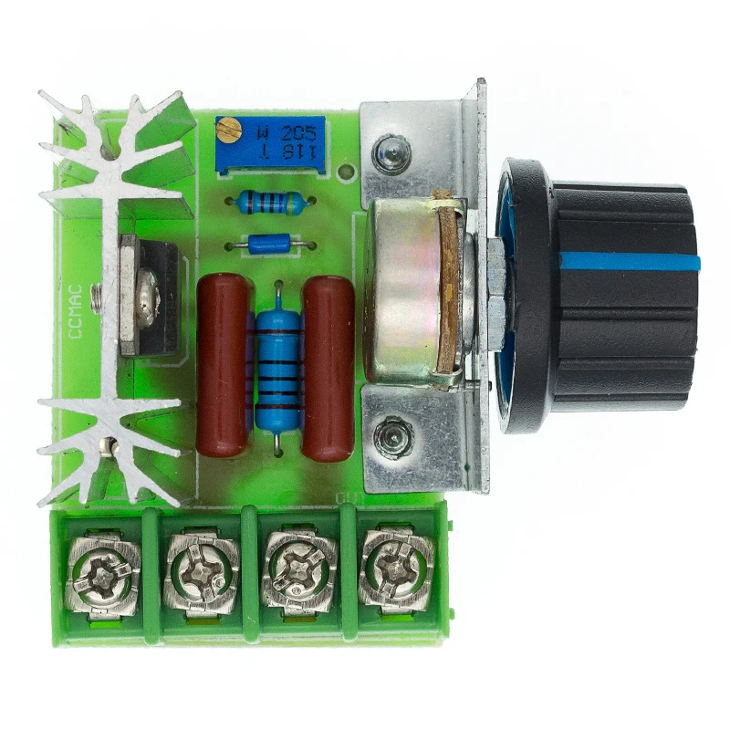 

1pcs AC 2000W 220V SCR Dimming Dimmers Speed Controller Thermostat Electronic