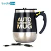 USB Rechargeable Automatic Self Stirring Magnetic Mug New Creative Electric Smart Mixer Coffee Milk Mixing Cup Water Bottle ► Photo 1/6