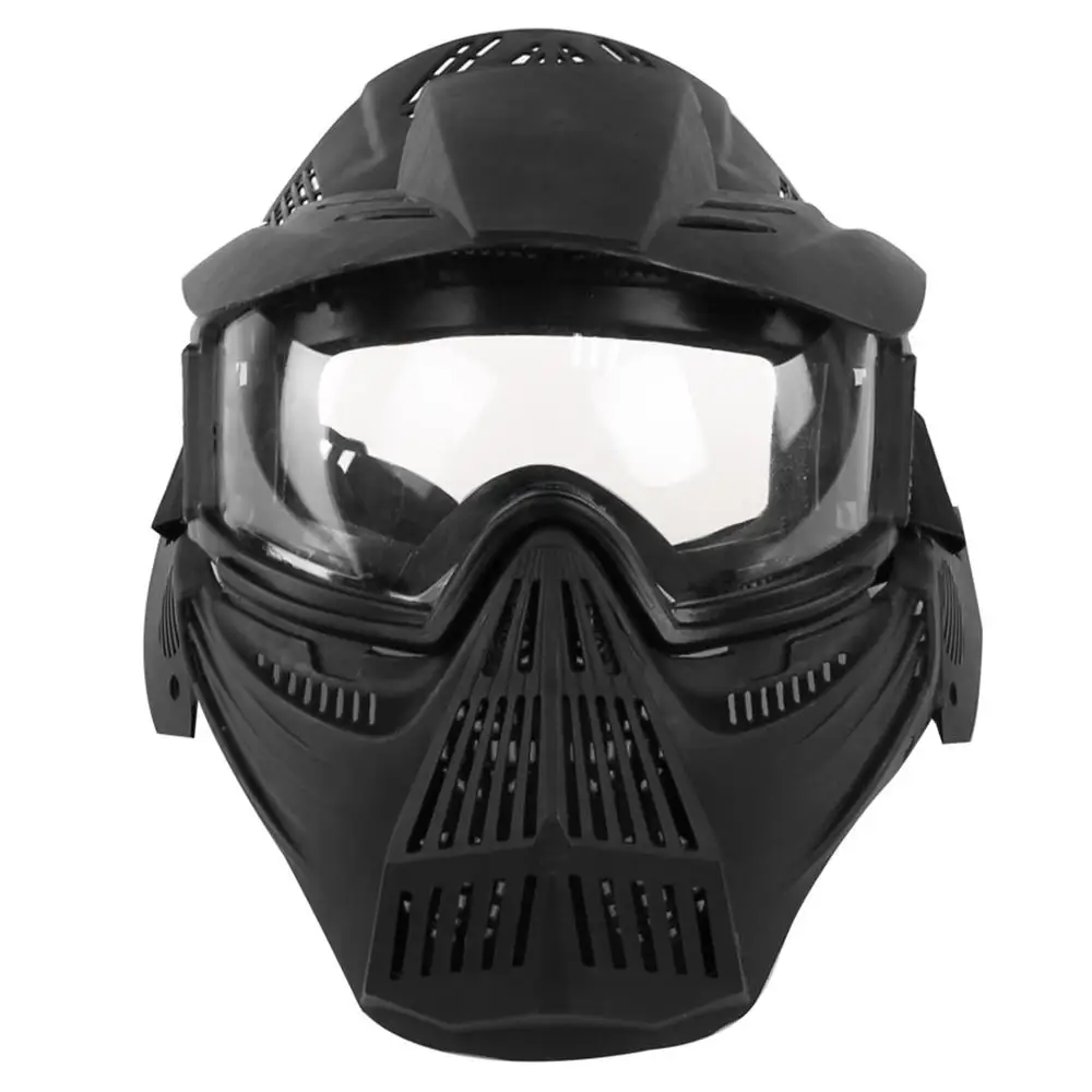 TF Full Face Paintball Mask Lens Goggle Tactical Mask Military Army Wargame Shooting Hunting Equipment Protective Airsoft Masks