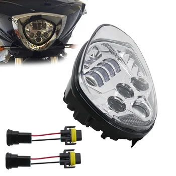

1PCS Top Quality Aluminum housing IP67 LED C~REE Victory Bike Headlight for Polaris Victory Motorcycle