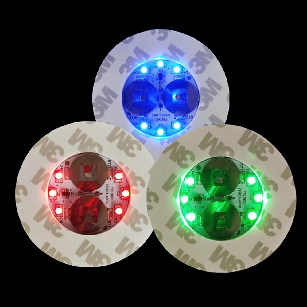 NEW SUPER BRIGHT - 6 LED GLORIFIER PAD FOR BOTTLES - GLOW BOTTLE