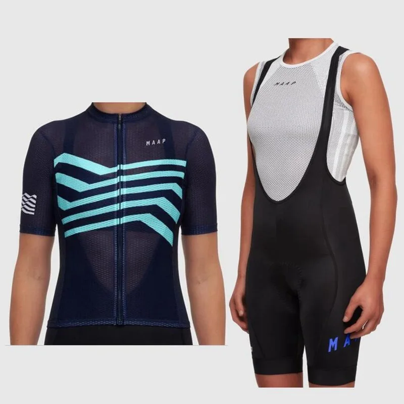 6 Ropa ciclismo Mujer Лето Pro Team maap Велоспорт Джерси короткий рукав Красивая велосипедная Толстовка для женщин езда на велосипеде Рубашки - Цвет: 6