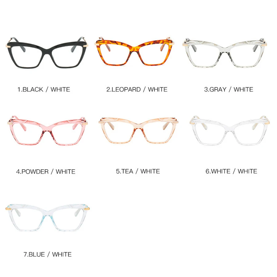 Модные очки "кошачий глаз", оправа для женщин и мужчин, винтажный стиль, фирменный дизайн, оптические очки для компьютера, Oculos De Sol, очки,, черные