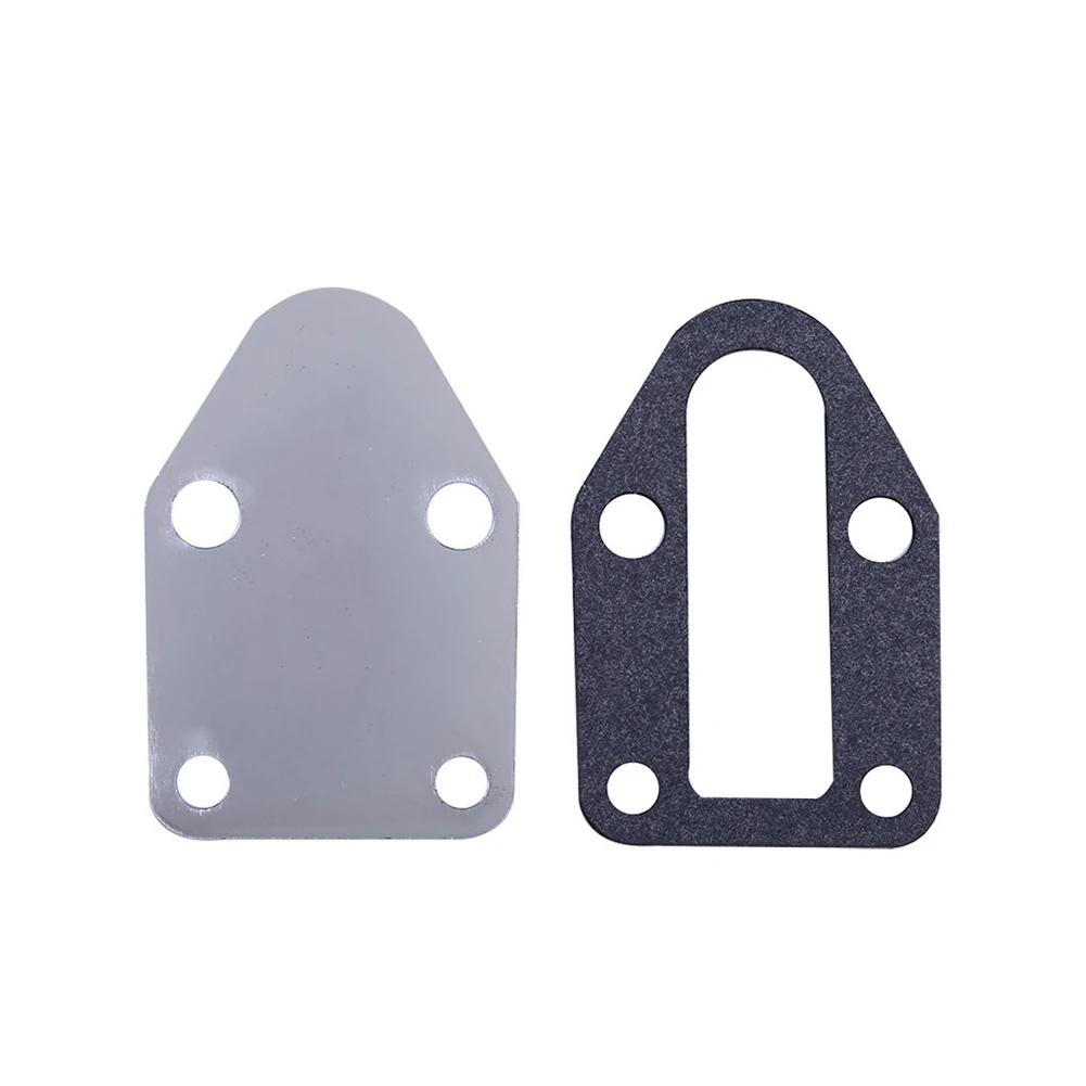 For Chevrolet SBC 283 305 327 350 383 400 Fuel Pump Bracket Stainless Steel SBC Fuel Pump Mounting Plate With Gasket