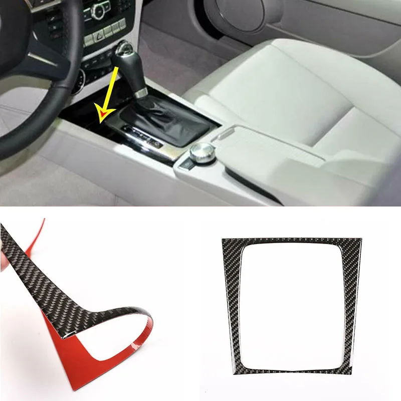 1 шт. панель переключения передач Авто Накладка части для Benz C Class W204 2007-2013