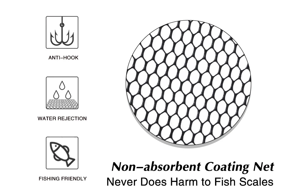 Goture folding pesca landing net 1.02 m