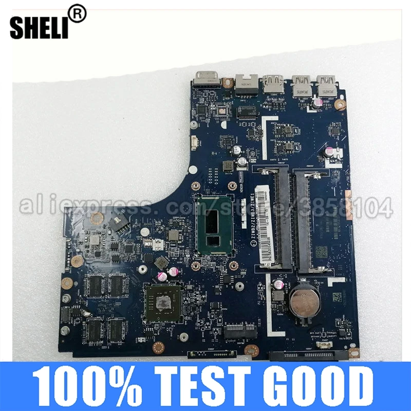 

SHEL ZIWB2 / ZIWB3 / ZIWE1 LA-B091P Laptop motherboard for Lenovo B50-70 WITH PROCESSOR 3558U