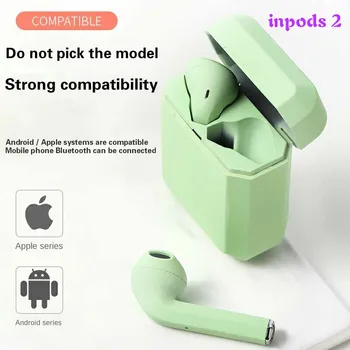 

New upgrade HIFI Tws Inpods 2 UP version i2 matte wireless Bluetooth 5.0 headset headset heavy bass audio earplugs Pk I9s i12