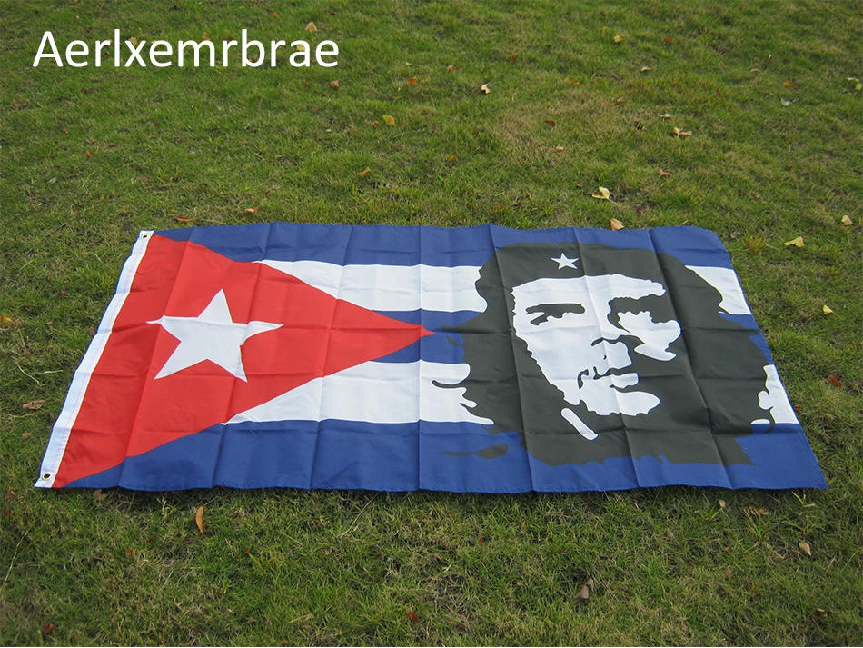 aerlxembrae 3x5ft полиэстер Куба флаг Куба революция hero EI Эрнесто Че Гевары флаг