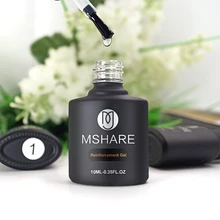 Mshare база и топ подкрепление гель долгое Уход за ногтями гель лак для ногтей крышка германия здоровья полимерного материала уф лак гель гель топ и база без липкого слоя липкий слой дегидратор лаки праймер для ногтей