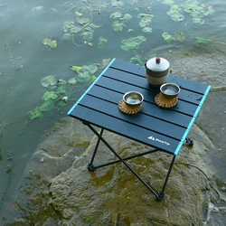 Table pliante Portable ultra légère en aluminium pour Camping, randonnée, pêche, barbecue, pique nique, jardin, équipement d'extérieur 