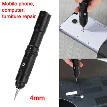 

Mini Electric Screwdriver Aviation Aluminium Home Appliances X1 Rechargeable Low Noise Repair Tool High Torque