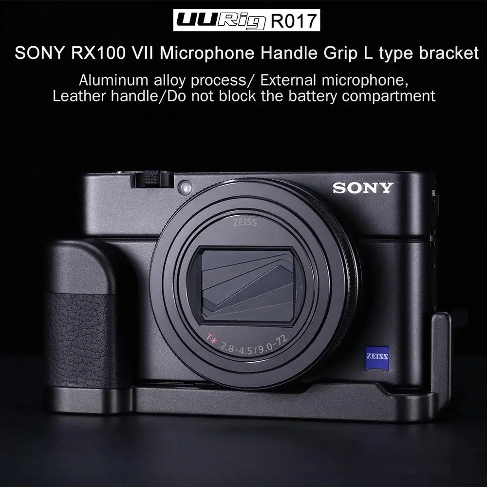 BEESCLOVER UURig R017 Vlog L Пластина для sony RX100 VII держатель для холодного башмака ручка микрофона r60