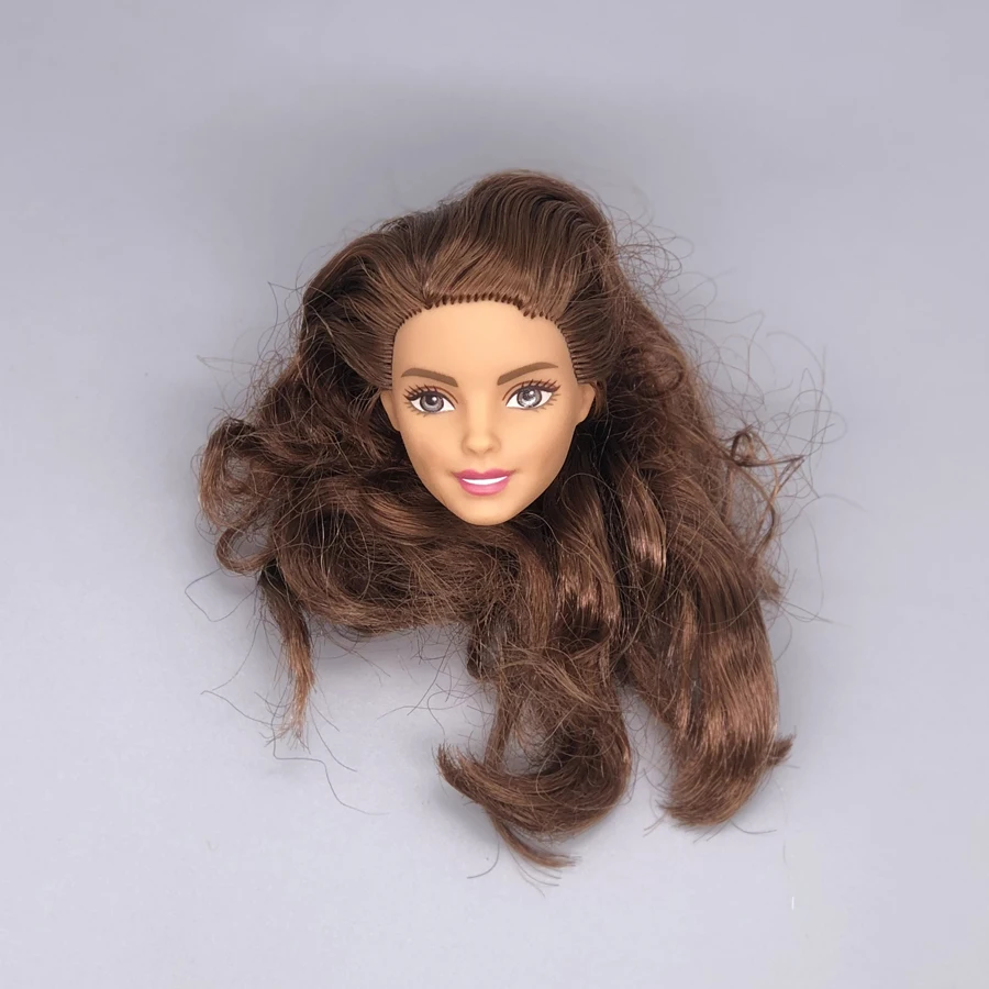 Оригинальная голова куклы/черная и нормальная кожа голова куклы аксессуары DIY для 1/6 куклы, игрушки для детей