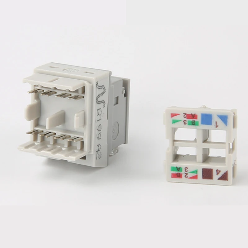 100 шт. Nexans стиль cat5e/cat6 RJ45 сетевой модуль utp