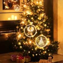 

Single 3d Hanging Lamp Room Decoration Modeling Bedroom Holiday Layout Window Christmas Lights