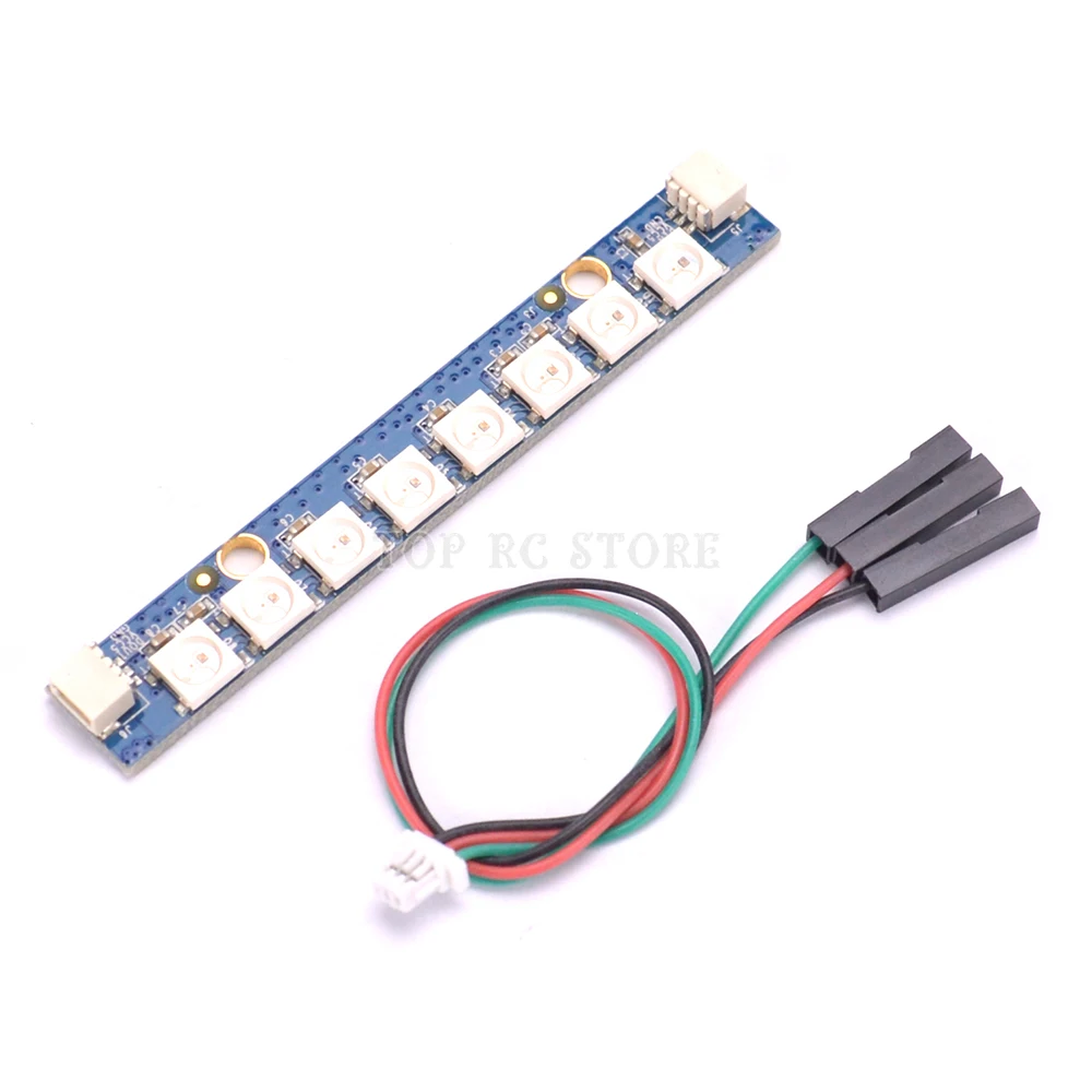 1 шт. 8X RGB 5050 Светодиодный S программирусветодиодный Светодиодная панель WS2812