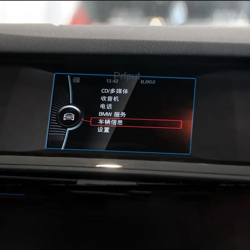 Screen Protector Film For BMW 5 Series F07 F10 F11 F18 2010-Tempered Glass Car GPS Navigation Screen Protector Film LCD Touch Display Accessories