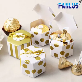 

10pcs/Set Gift Packing Wedding Favors and Gifts Candy Box Baby Shower Party Supplies Decorations Happy Birthday Cupcake Box