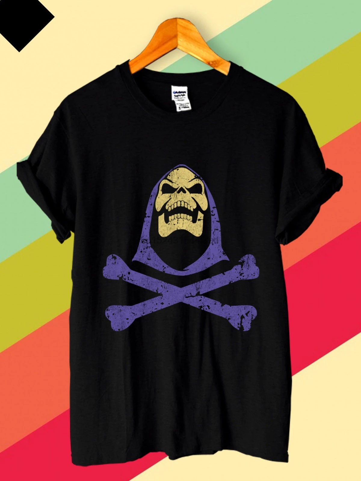 

He-Man Master Of The Universe Skeletor Cross Casual Wear T-Shirt
