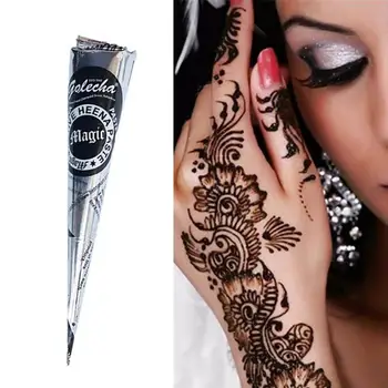 

25g silver packaging black Hanna tattoo paste hand-painted body painted body art sticker