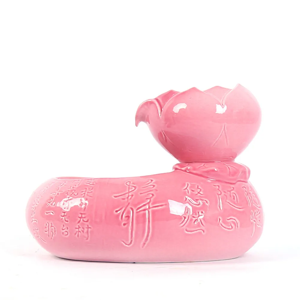 Pink A Умная керамическая Кормушка Для кошачьей воды, автоматическая Циркулирующая питейная кормушка для домашних животных, диспенсер для воды с 3D фонтаном, бассейн с европейской вилкой 220 В - Цвет: Pink A