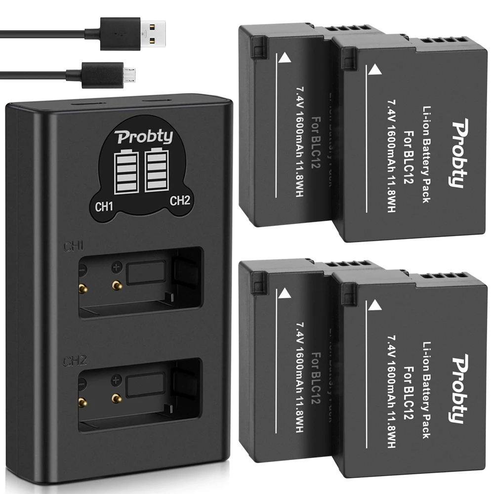 

DMW BLC12 DMW-BLC12 BLC12E BLC12PP Battery or Charger for Panasonic Lumix FZ1000 FZ200 G5 G6 G7 GX8 G85