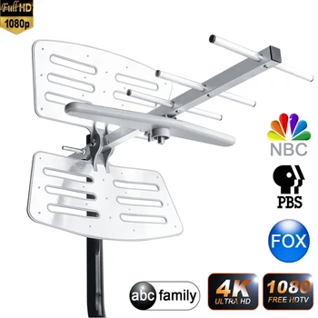 

TV Antenna Up to 150 Miles Range (2020 Version) Supports 4K 1080P Digital HDTV VHF UHF Outdoor Indoor HD TV