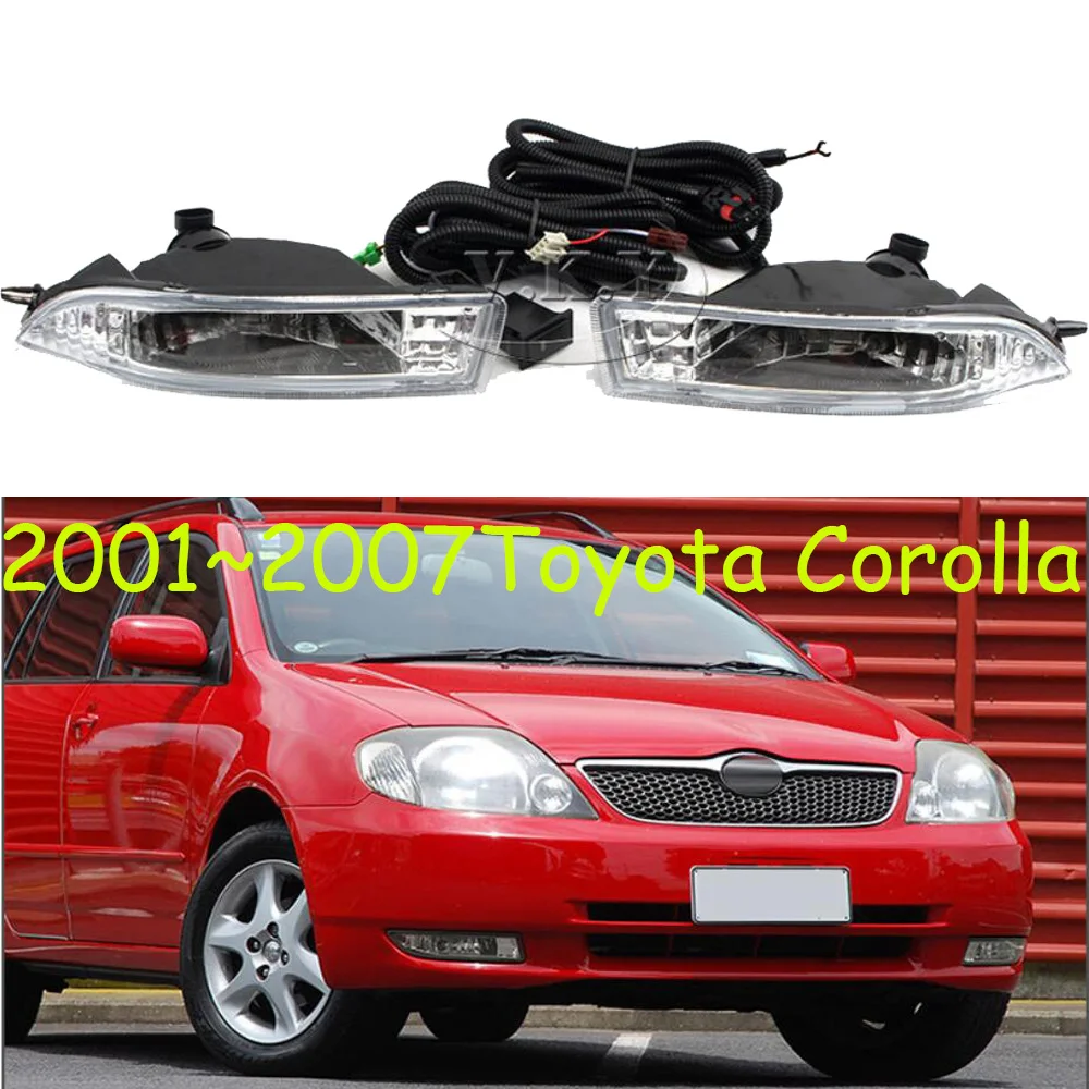 Автомобильный бампер головной светильник для Corolla Противотуманные altis 2001 ~ 2007y
