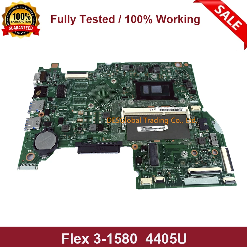 

For Lenovo Ideapad Flex 3-1580 1570 1470 Laptop Motherboard DDR3L 4405U CPU Mainboard Fully Tested Fast Shipping