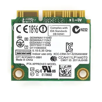 

6235an 6235ANHMW 300M 2.4G/5G Dual-band Wireless Network Card PCI-E Wireless 4.0 wireless network Card Network card