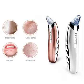

Blackhead Remover Vacuum Pore Cleaner Facial Cleaning Machine Blackhead Suction Women Acne Pimple Removal Suction Skin Care Tool