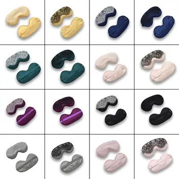 

New Sleep Eye Mask Padded Shade Cover Travel Sleeping Relax Aid Blindfold D0UE