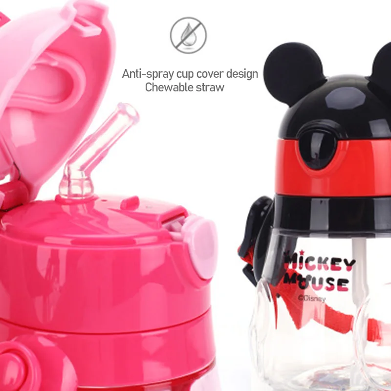 Disney Baby Cup чашка для кормления чашка Дисней кружка герметичная copo детская бутылка для воды Микки Маус детская чашка на бретелях чашка