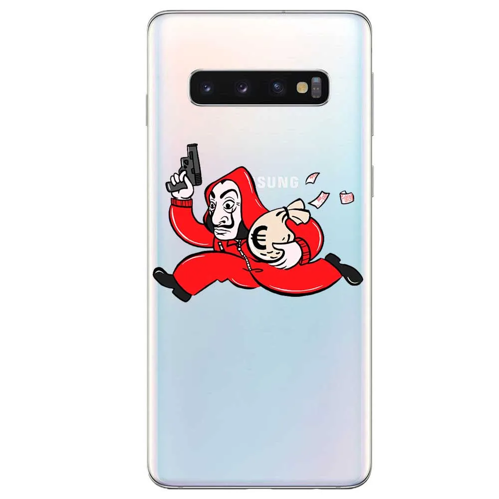 TPU La casa de papel Tokio испанский ТВ мягкий ТПУ чехол для телефона samsung Galaxy M20 M10E S6 S7 S8 S9 S10 Edge Plus Note8 Note9 - Цвет: TPU