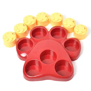 

Footprint Shape Pet Snuffle Slow Feeding Bowl Portable Dog Feeder Interactive Dog Slow Feeding Bowl