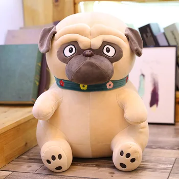 

New 1pcs 25cm Plush lovely toy stuffed animal doll Simulation cute dog puppy shar-pei Dog kawaii Christmas birthday gift